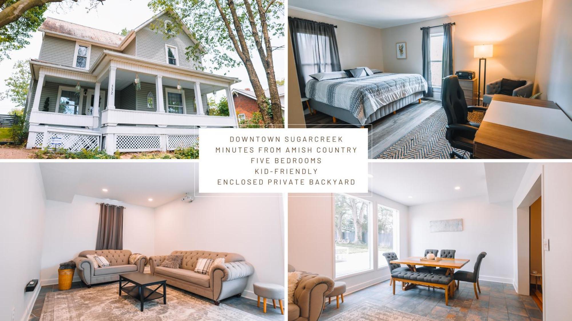 Downtown Escape Great For Large Families & Groups Villa Sugarcreek Exteriör bild